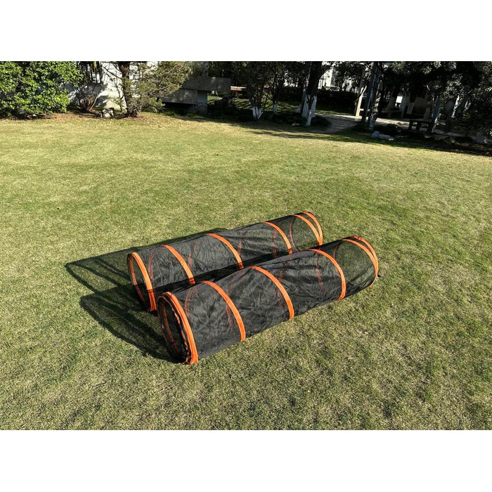 Туннель-намет 2-в-1 для котів та собак, складаний, для вулиці, Pop-Up вольєр для тварин, огорожа-забіг, будиночок (стиль 4)