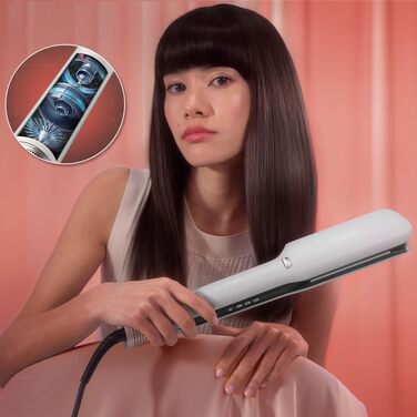 Випрямляч для волосся Cecotec AirLisse 2in1 ForceDry з функцією іонізації та холодного повітря, 1000 Вт, чорний