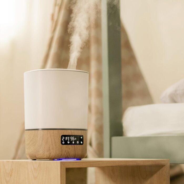 Зволожувач повітря Maxi-Cosi Breathe для дітей, розумний дитячий зволожувач, дитячий небулайзер з маслом, сумісний з Alexa та Google Assistant