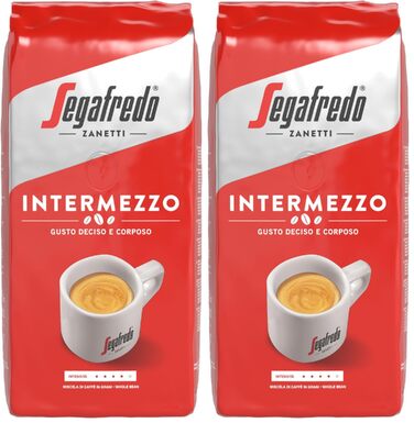 Кава в зернах Segafredo Intermezzo Espresso, 1 кг (набір 2 шт), 2 кг