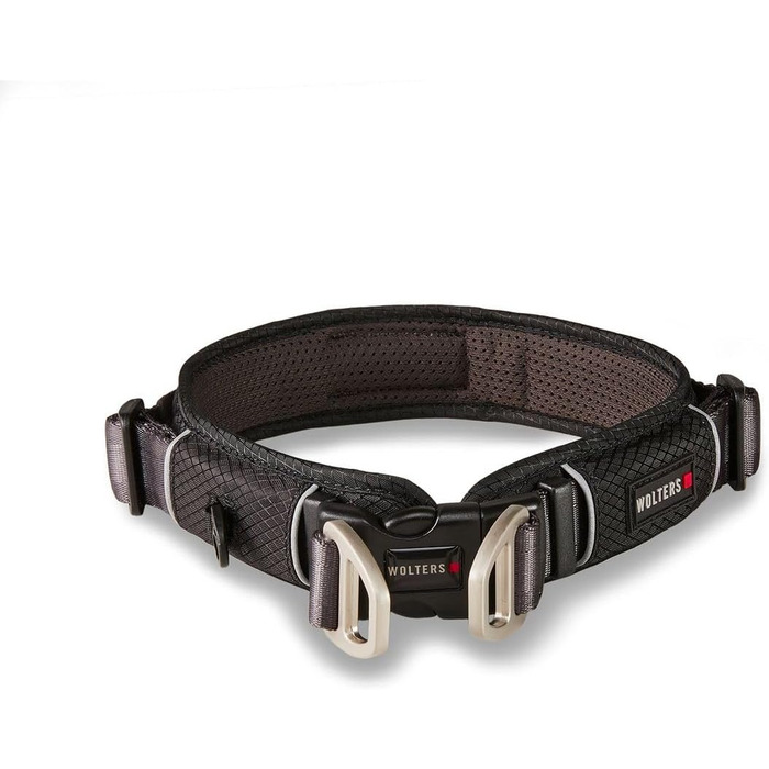 Нашийник для собак Wolters Active Pro Comfort, розмір 52-59 см, чорний/антрацитовий