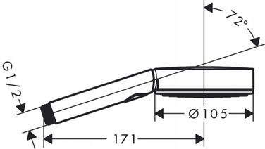Душова лійка Hansgrohe Pulsify Select 24111000