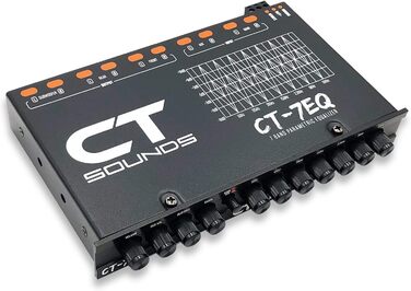 Автомобільний параметричний еквалайзер CT Sounds CT-7EQ, 7-смуговий, 1/2 DIN