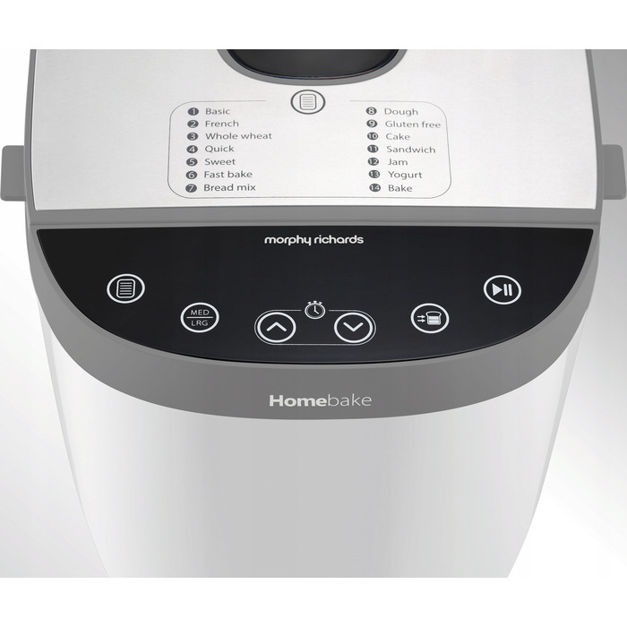 Хлібопічка Morphy Richards 502001, біла, 600 Вт