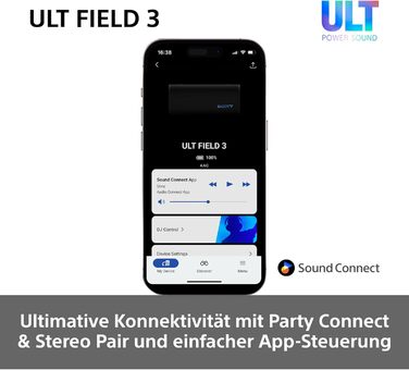 Sony ULT Field 3 Forest Grey – Портативна Bluetooth колонка з глибоким басом, 24 год автономії, IP67 (водонепроникна, пилозахищена, ударостійка)