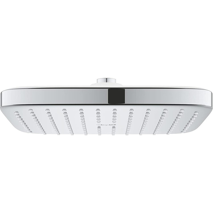 GROHE Vitalio Start 250 Showerhead (water-saving, anti-limescale system, durable surface), chrome, 26815000 (square)