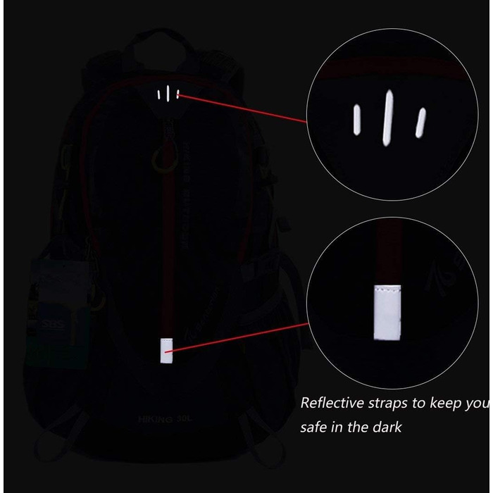 EGOGO 30L Waterproof Hiking Backpack Camping Backpack with Rain Cover Running Cycling Outdoor S2310
