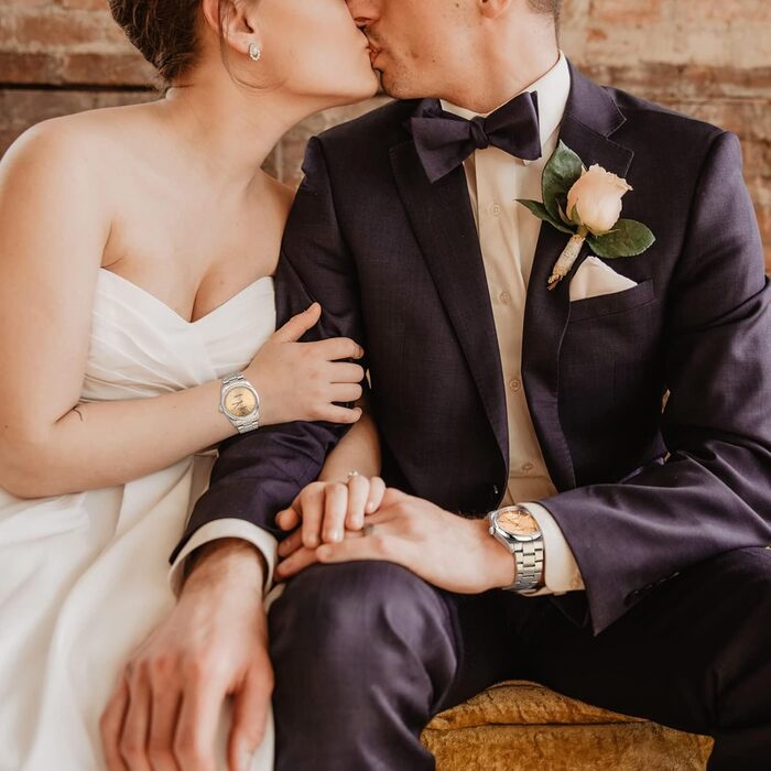 Годинник чоловічий BUREI - аналоговий кварцовий годинник з нержавіючої сталі (Champagner Silber)