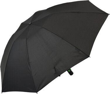 Чорно-зелений парасолька-тростина з великим куполом 106 см з фібергласу