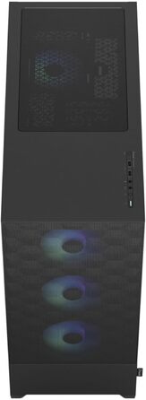 Корпус для ПК Fractal Design Pop Black з темперованим склом та сіткою Honeycomb Mesh - RGB, XL, для геймінгу