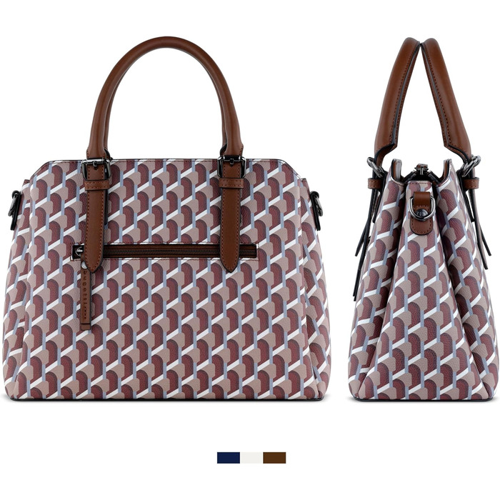 Сумка жіноча Bugatti Ella середнього розміру, штучна шкіра (Oyard) - боулінг