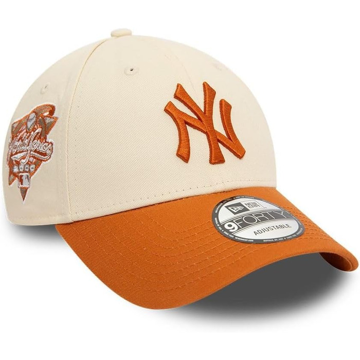 Кепка New Era New York Yankees MLB 75th World Series Sidepatch 9Forty Adjustable - stone/brown