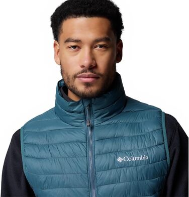 Жилет Columbia Powder Pass чоловічий пуховий XL, Everblue, Hai