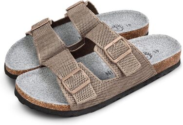 Giesswein Merino Slides жіночі - Шльопанці з ергономічною устілкою з корку - Комфортні сандалі з регульованими ремінцями з ажурного трикотажу - Домашні капці з мериносовою устілкою 39 EU Sandmelé