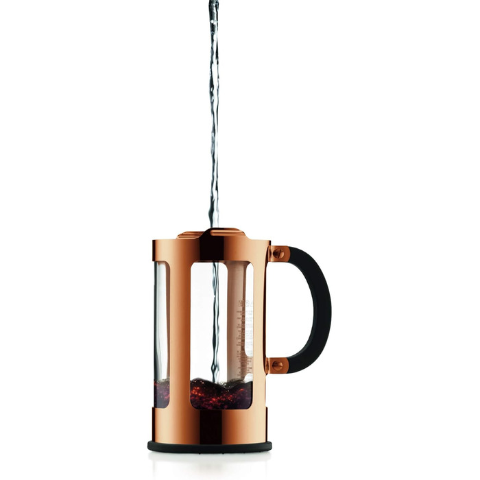 Френч-прес Bodum CHAMBORD 1 л, мідний, з нержавіючої сталі, із захистом від проливання