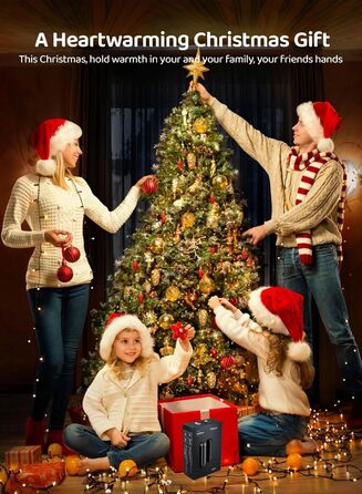 Електричні грілки для рук 2шт, 2500 mAh, портативні, для рукавичок, 3 режими, USB, для спорту та кемпінгу, чорні (для чоловіків та жінок)