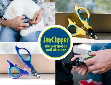 Кліпер для обрізання кігтів домашніх тварин Zen Clipper – безпечний та зручний, рожевий, 3.5 мм