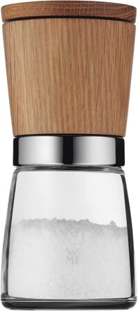 Солонка та перечниця WMF Ceramill Nature з дерева, керамічний механізм, для солі, перцю, чилі, порожня