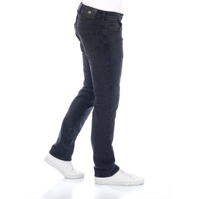 Чоловічі джинси LTB PaulX Straight Fit, блакитні/чорні, розтяжка, розміри 28-40