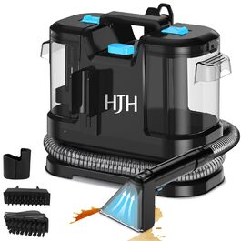 Пристрій для чищення оббивки Nassauger, 450W, 12kPa: мийний пилосос для килимів, оббивки та автосидінь (чорний)