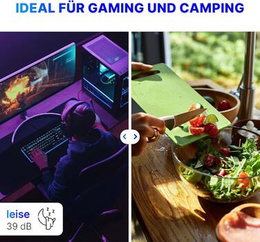 Холодильник Bomann KB 7346 Inox Mini 42 л: для офісу, кемпінгу, геймінгу | Тихий (39 дБ), з можливістю зміни дверцят | 51x45x45 см