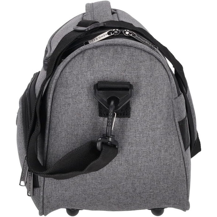 Чемодан-валіза Kenorada SoftLITE 4w, 55 см, сірий, з TSA замком | Валіза для ручної поклажі з міцного поліестеру, 4 колеса