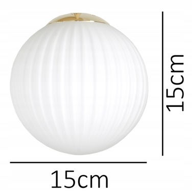 Стильна настільна нічна лампа з рифленим кулястим плафоном, сучасний хром, LED E27