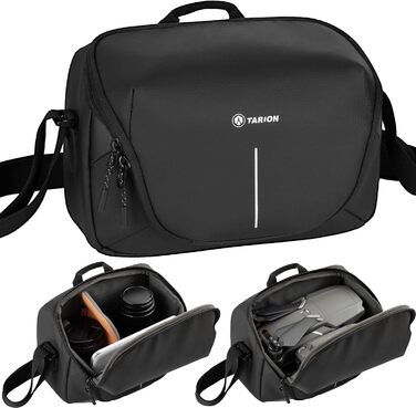 Чохол для камери TARION: водонепроникний, для DSLR та системних камер, з відділеннями для аксесуарів, чорний