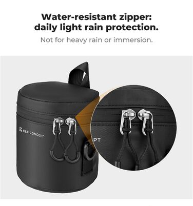 Чохол для об'єктива K&F Concept, водонепроникний, захисний, для DSLR/SLR об'єктивів