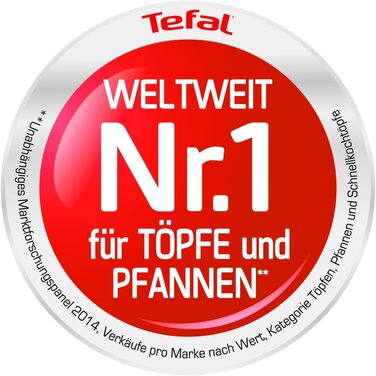 Сковорода Tefal Jamie Oliver E85606 28 см з індукційним дном та термоспортом. Антипригарна нержавіюча сталь