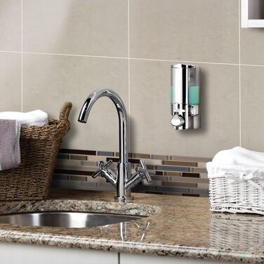 Дозатор мила Better Living Aviva для 1 флакона, сатиновий срібло (хром, однокамерний)