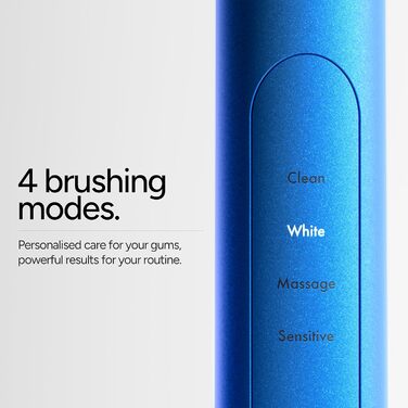 Електрична зубна щітка Ordo Sonic Advanced Smart Tech Арктично-блакитна: 4 режими чищення, USB-зарядка, полірувальний елемент для дорослих