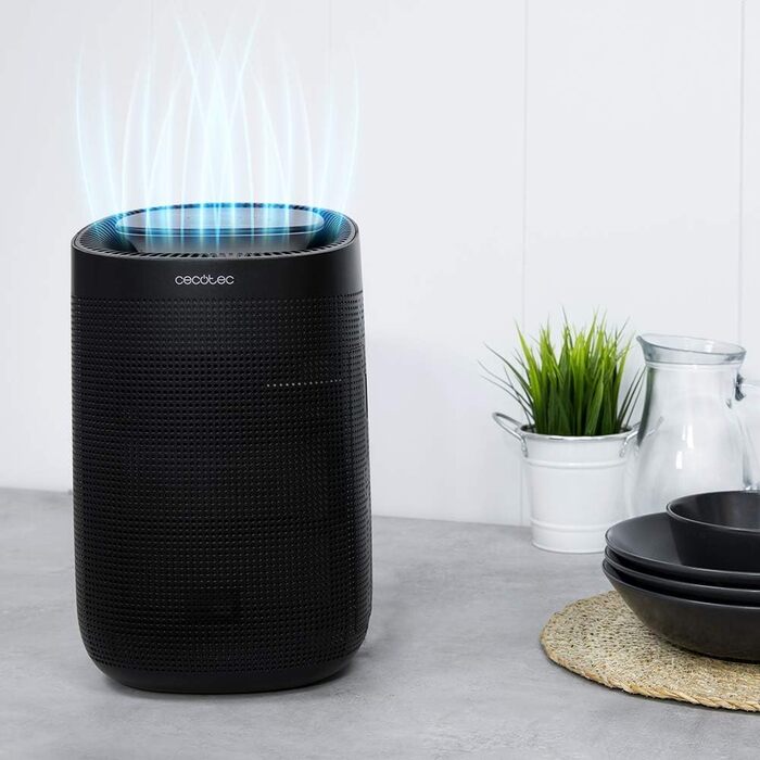 Зволожувач повітря Cecotec BigDry 2500 PureLight Black - 300 мл/день, 0.6 л резервуар, до 20 м²