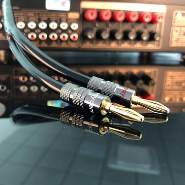 Бананові конектори 24K позолота для акустичних систем - (6 пар / 12 шт.) (24 шт.)