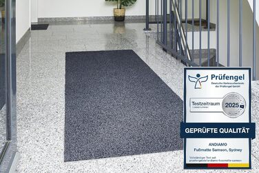 Килимок для дому Samson Sauberlaufmatte: миючий, антиковзкий, 40x60 см, бежевий (також 67x180 см, антрацит)