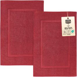 Набір бавовняних килимків у ванну Utopia Towels, 53.3 x 86.4 см, темно-сірі, 2 шт.