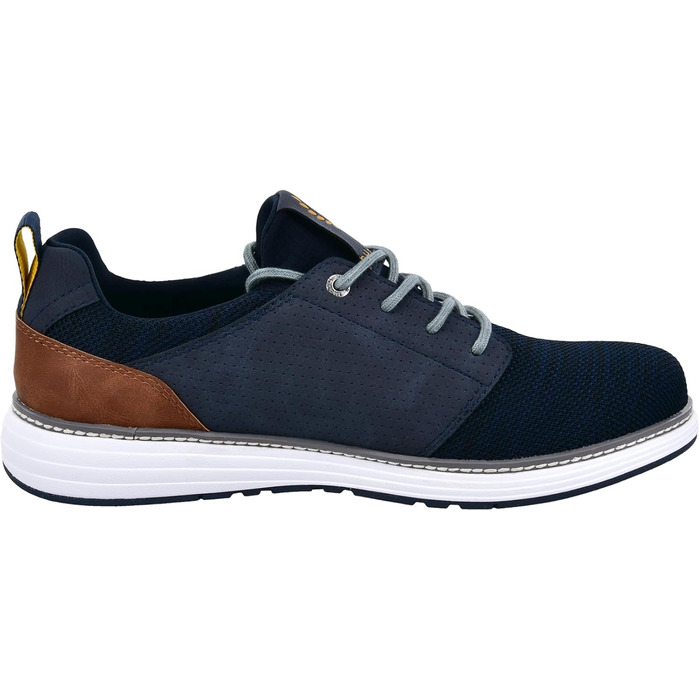 Чоловічі спортивні шнурівки Bugatti Man, напівчеревики, змінне устілка, темно-синій, 43 EU, 4100