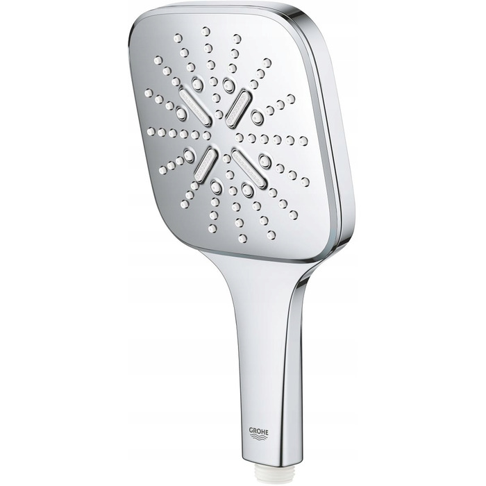 Душова лійка Grohe Rainshower квадратна, срібляста, 3-функціональна