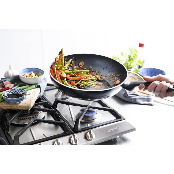 GreenPan Andorra керамічна антипригарна гриль-плита 28 см, без PFAS, для індукції, духовки, чорна