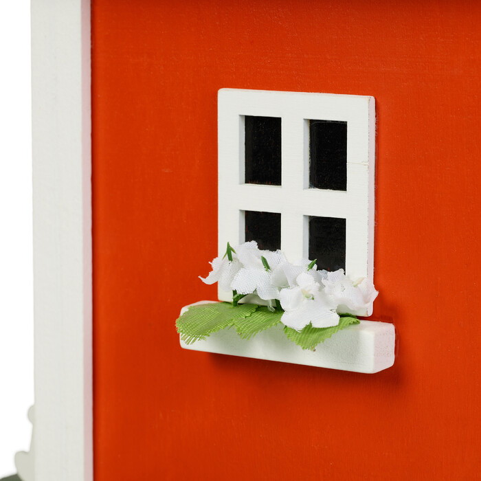 Relaxdays Decorative Birdhouse, Country House Style