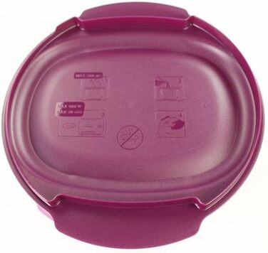Контейнер для приготування пасти в мікрохвильовці Tupperware, 3 л, круглий, фіолетовий, Nudelkocher Pasta Maker