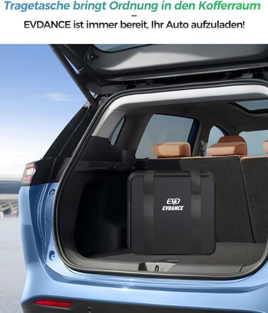 Кабель для зарядки електромобіля Type 2 Schuko, 3.68kW, 6.1м, 6-16A (чорний)