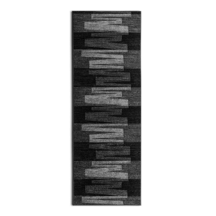 Килимок для підлоги Floordirekt Läufer Veneto, антрацит, 80 x 100 см