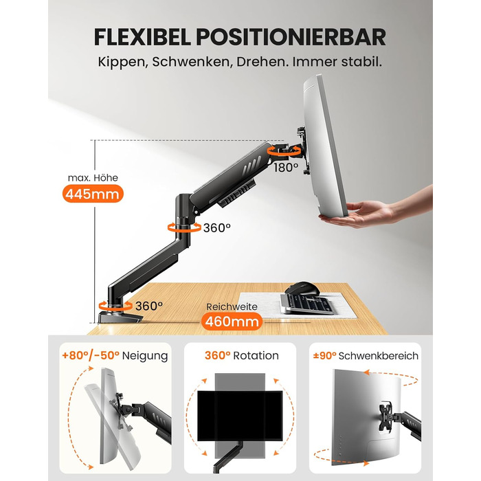 Кріплення для монітора ErGear 13-34