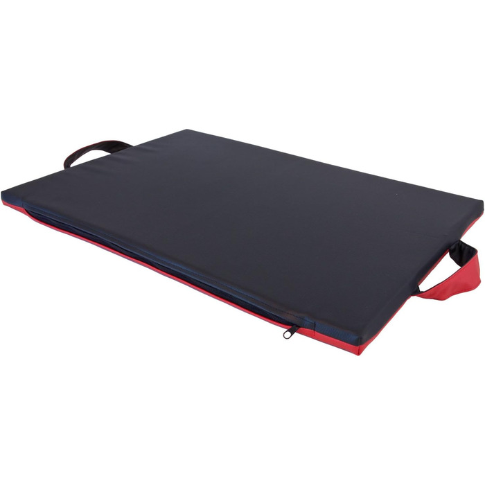CopcoPet Dog Mat Alex 108 x 78 cm XL – Robust Faux Leather – Washable, Dishwasher-Safe, Non-Slip & Easy to Clean – For Large Dogs, Car, Garden, Camping – With 3.5cm Foam Core (128 x 88 cm, Red/Black)