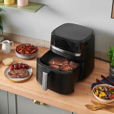 Фритюрниця Russell Hobbs SatisFry XXL 8.3л з Rapid AirFryer: 9 програм, без олії, сенсорний екран, гриль, випічка