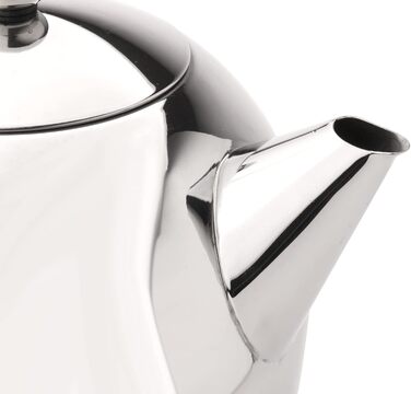Bredemeijer small, round double-walled teapot 0.5 Liter (Highly polished, 1.0 L)