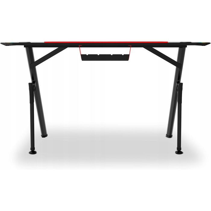 Ігровий стіл 120x60x75 RGB, карбонова стільниця, килимок 80x30 — комплект для геймера