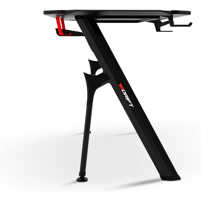 Ігровий стіл 120x60x75 RGB, карбонова стільниця, килимок 80x30 — комплект для геймера