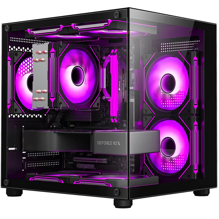 Корпус Cased L-W209 Midi Tower, чорний